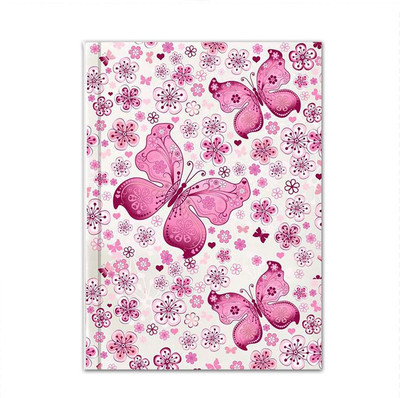 

Heartzy A5 Notebook(Beautiful Abstract Pink Butterfly, Pink, White)