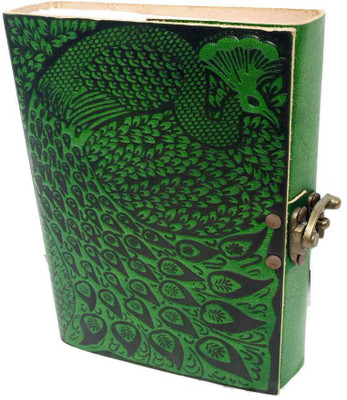 

Craftbazaar Regular Diary(Color Peacock Embrossed, Green)