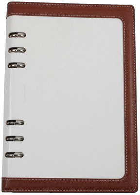 

Viva Global B5 Notebook(Retro, White, Tan), Tan;white