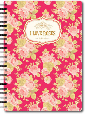 

Nourish A4 Notebook(A4 Size RULED Pages Colourful Graphic Diary, Multicolor)