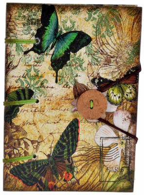 

Craft Play A5 Diary(Vintage Butterfly, Multicolor)