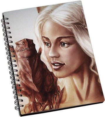

Rangeele Inkers A5 Notebook(Khaleesi Dragon Digital painting, Multicolor)