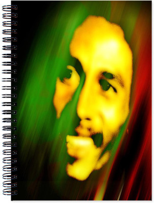

VenTechno A5 Diary(Bob Marley Wirebound Ruled Paper Sheets Personal and Office Stationary Notebooks Diary, Multicolor)