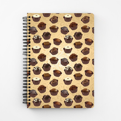 

RAYITE A5 Diary(Chocolate Cupcake, Multicolor)
