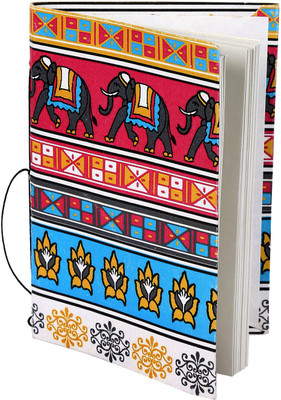 

Rajrang Book-size Diary(Handmade Paper, Red, Blue), Blue;red