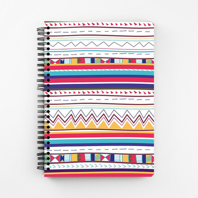

RAYITE A5 Diary(Tribal Pastels, Multicolor)