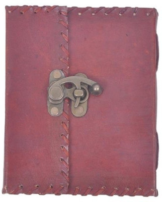Pinnacle C Lock Leather B7 Journal Unruled 200 Pages(Tan) Pinnacle C Lock Leather B7 Journal Unruled 200 Pages(Tan)
