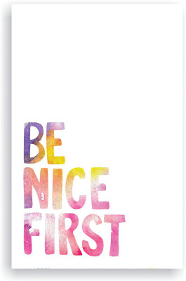 

Goodwork A5 Notebook(Be nice first, White)
