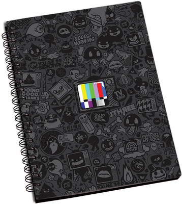 

Rangeele Inkers A5 Notebook(Colorful Doodle, Multicolor)