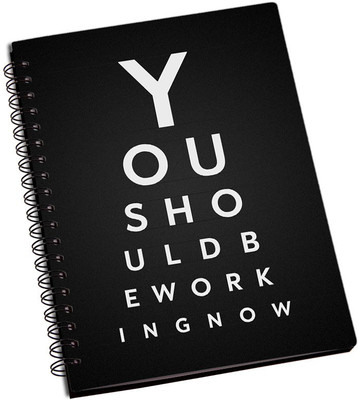 

Rangeele Inkers A5 Notebook(WORK Now, Multicolor)