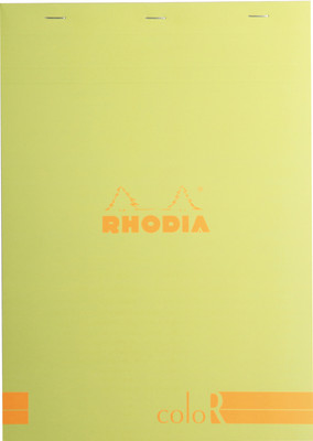 

Rhodia A4 Note Pad(Basics Anise Green ColoR - No. 18 - A4 - 297 mm x 210 mm, Anise Green)