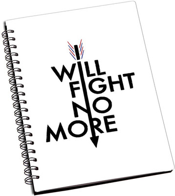 

Rangeele Inkers A5 Notebook(No More Fight, Multicolor)