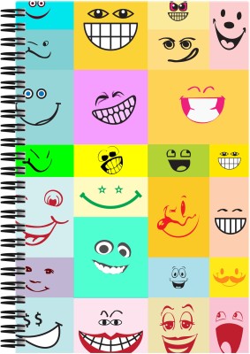 

Art Emporio A5 Notebook(Smiley all Way, Multicolor)