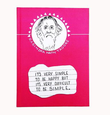 

Kavi The Poetry Art Project A5 Note Pad(Tagore'S Teachings, Pink)