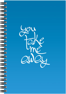 

Art Emporio A5 Notebook(You Take me Away, Multicolor)