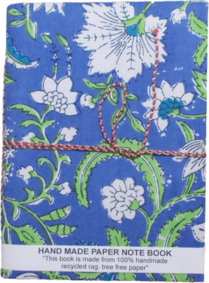 

Craft Expo A5 Diary(Handmade Diary In Blue Bagru Print (8x6x0.8 Inches), Multicolor)