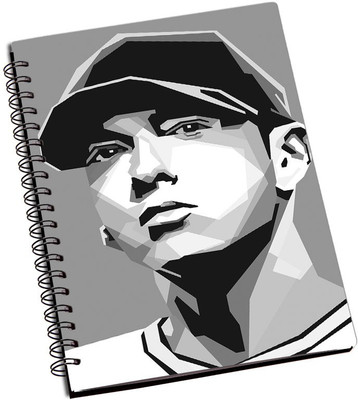 

Rangeele Inkers A5 Notebook(Eminem Polygon Art, Multicolor)