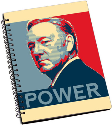 

Rangeele Inkers A5 Notebook(House Of Cards Power, Multicolor)