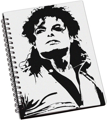 

Rangeele Inkers A5 Notebook(Michael jackson silhouette, Multicolor)