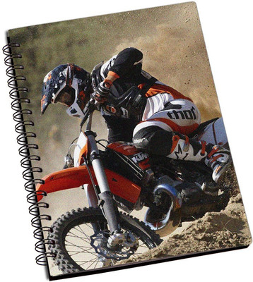 

Rangeele Inkers A5 Notebook(Hard Biker, Multicolor)