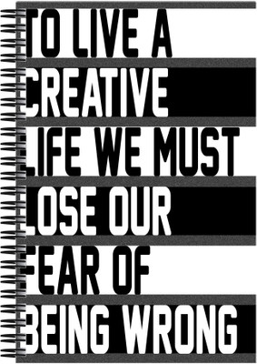 

Art Emporio A5 Notebook(Live a Creative Life, Multicolor)