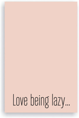 

Goodwork A5 Notebook(Love being lazy, Pink)