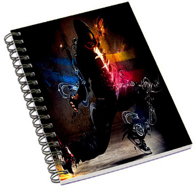 

Shopmania A5 Notebook(DESIGNER PRINTED NOTEBOOK, Multicolor)