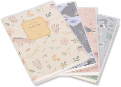 

Enwraps Regular Notebook(Multi Colour Pocket 094AS, Multicolor, Pack of 4)