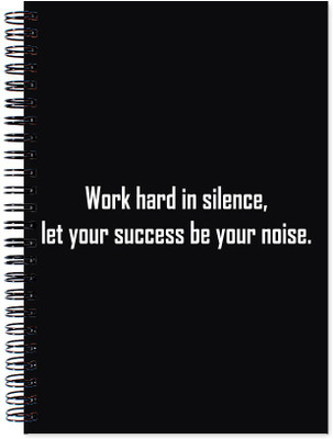 

VenTechno A5 Diary(Inspire / Motivational Covered Wirebound Ruled Paper Sheets Personal and Office Stationary Notebooks Diary, Multicolor)