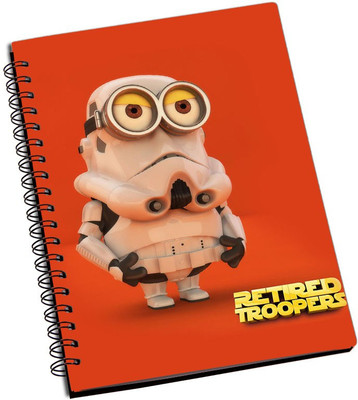 

Rangeele Inkers A5 Notebook(Darth vader Minion, Multicolor)