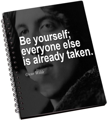 

Rangeele Inkers A5 Notebook(Oscar Wilde Quotes, Multicolor)