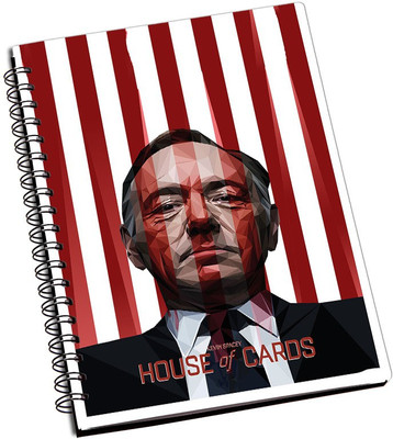 

Rangeele Inkers A5 Notebook(House Of Cards kevin spacey, Multicolor)