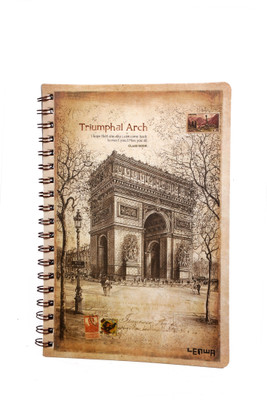Pinnacle Triumph Arc Journal Assorted Journal Ruled 272 Pages(Beige With Brown) Pinnacle Triumph Arc Journal Assorted Journal Ruled 272 Pages(Beige With Brown)