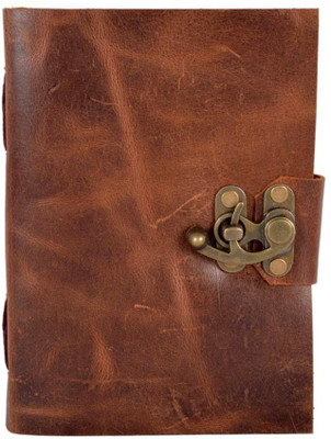 

Craft Club Regular Diary(soft leather diary with lock, Brown)