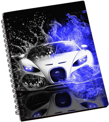 

Rangeele Inkers A5 Notebook(Bugati magic Car, Multicolor)