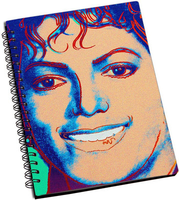 

Rangeele Inkers A5 Notebook(michael jackson Pop Art, Multicolor)