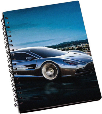 

Rangeele Inkers A5 Notebook(Aston martin Car, Multicolor)