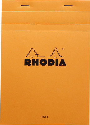 

Rhodia A5 Note Pad(Basics Orange - No. 16 - A5 - 210 mm x 148 mm, Orange)