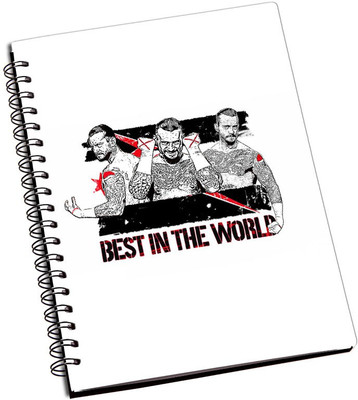 

Rangeele Inkers A5 Notebook(Cm punk Chicago, Multicolor)