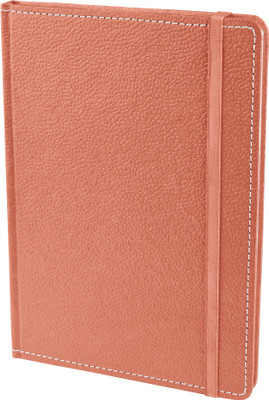 

Eco-Leatherette A5 Diary(Handcrafted Cover Journal, Pink)