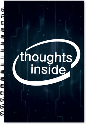 

The Design Junction A5 Notebook(Thoughts Inside, Multicolor)
