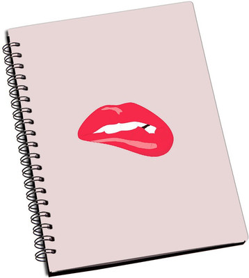 

Rangeele Inkers A5 Notebook(Lips Bite Minimal, Multicolor)