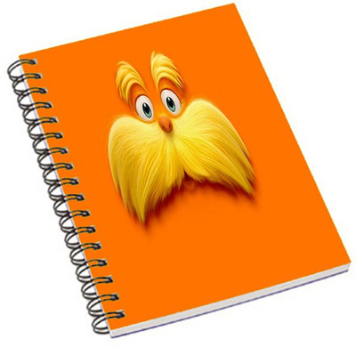 

Shopmania A5 Notebook(orange Cartoon, Multicolor)