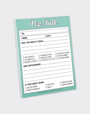 

Knock Knock A4 Note Pad(Pep Talk, Multicolor)