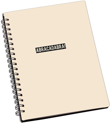 

Rangeele Inkers A5 Notebook(ABRACADABRA, Multicolor)
