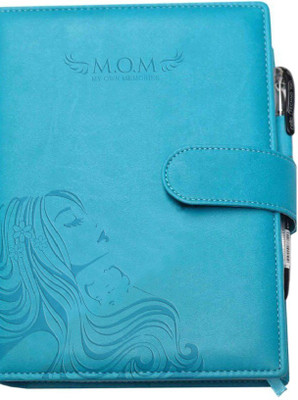 

Tiara Diaries A5 Journal(Pregnancy Journal cum planner & record book, Baby Blue)