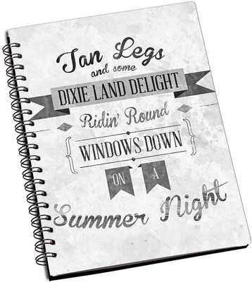 

Rangeele Inkers A5 Notebook(Summer Night Quotes, Multicolor)