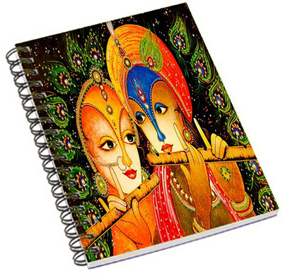 

Shopmania A5 Notebook(Krishna Morpankh, Multicolor)