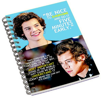 

Shopmania A5 Notebook(famous personalities, Multicolor)