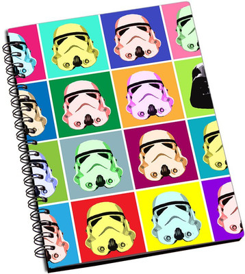 

Rangeele Inkers A5 Notebook(Darth Vader Pop Art, Multicolor)